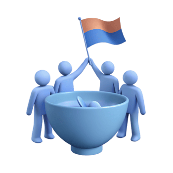 Teamwork and Success A Symbolic Illustration png