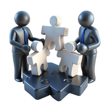 Teamwork and Collaboration The Puzzle of Success png