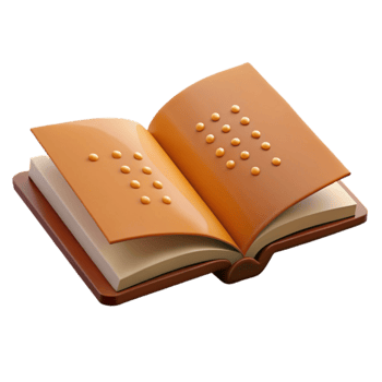 Braille Book for the Visually Impaired png