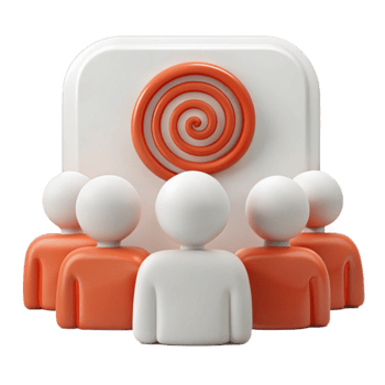 Teamwork Makes the Dream Work A Group of People Focused on a Shared Target, Goal, or Objective for Success png