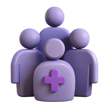 Group of People with a Plus Sign png