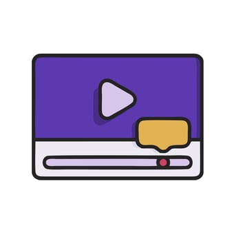 player icon illustration vector