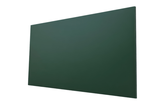 Green chalkboard with a blank surface, ideal for educational backgrounds or presentations in schools and classrooms. png