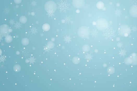 Christmas background design with falling Snowflakes illustration vector