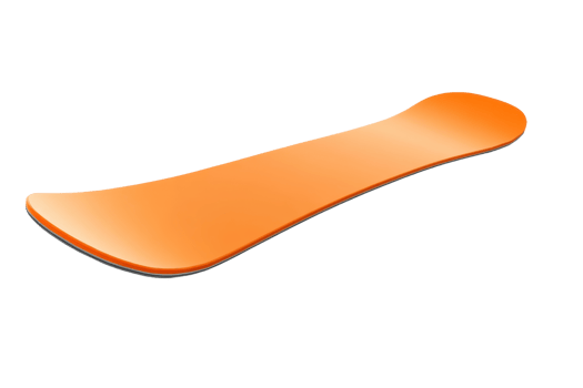 Vibrant orange plastic spatula isolated on transparent background. Essential kitchen tool for cooking, baking, and food preparation. png