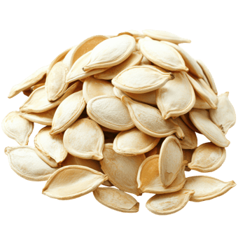 Nutritious Pumpkin Seeds Isolated on a White Background for Healthy Snack Imagery png