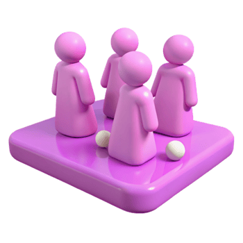 Group of People on Platform png