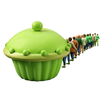 People in Line for Pie png