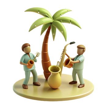 Tropical Music Scene png