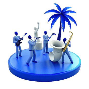 Tropical Band Party png