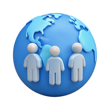Global Community Unity Around the World png