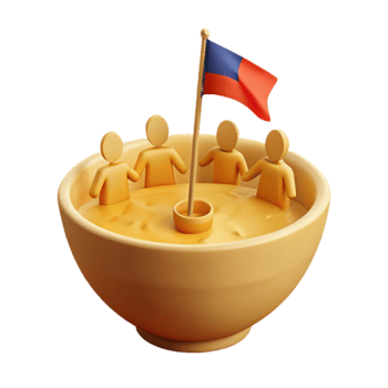Unity and Community Symbolized by Figures in a Bowl png