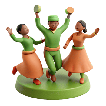 Happy 3D Cartoon Characters png