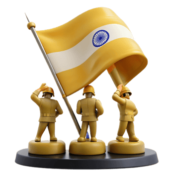Soldiers Saluting Flag png
