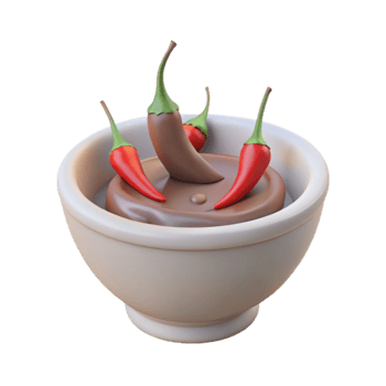 Spicy Chocolate Dip png