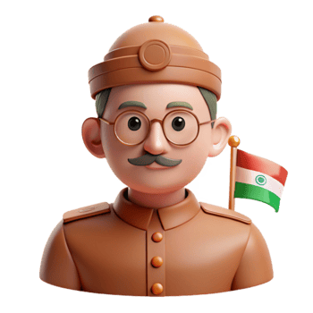3D Cartoon Illustration of a Man png