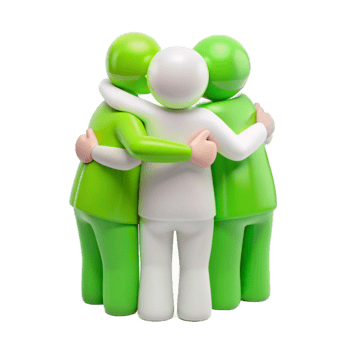 Group Hug Illustration png