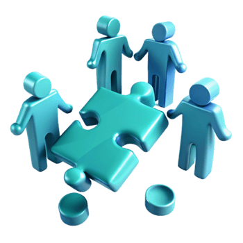 Teamwork Puzzle Solution png