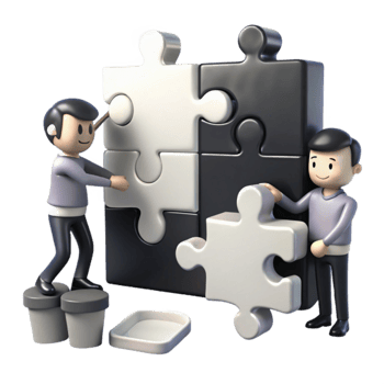 Teamwork Puzzle Solution png