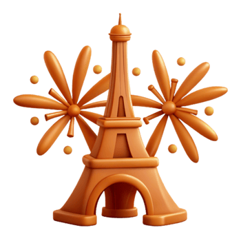 Eiffel Tower Fireworks png