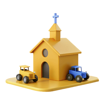 Church Building Toy Model png