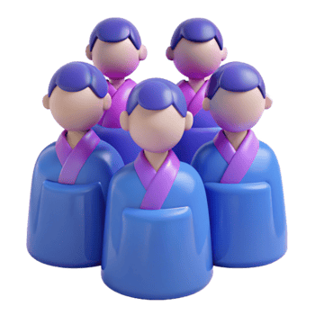 Group of Cartoon People png