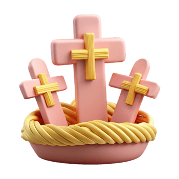 Three Crosses in Nest png
