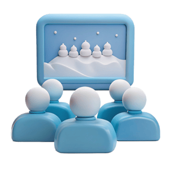 Snowman Cartoon Winter Scene png