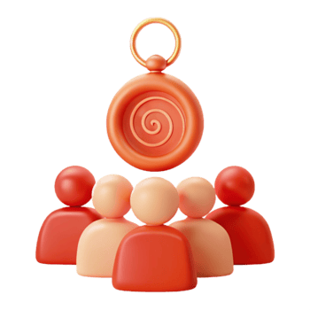 Spiral Icon Above Group png