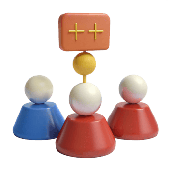 3D People with Plus Sign png