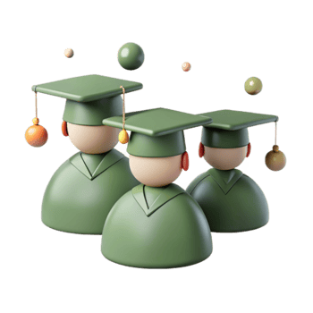 Graduation Caps and Gowns png