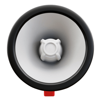 Red Megaphone front view png