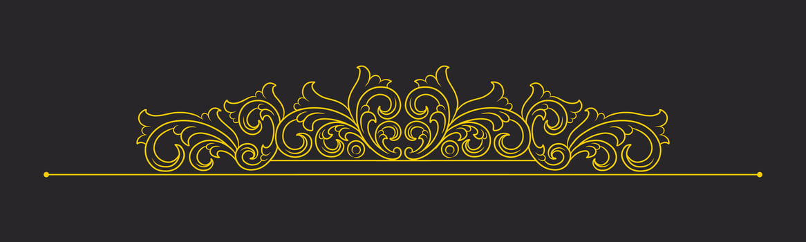 vintage border elements vector