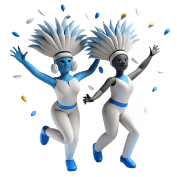 Celebrating Carnival with Colorful Costumes and Energetic Dancing png
