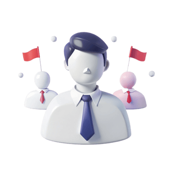 Teamwork, Collaboration, and Success 3D Illustration of a Business Team png