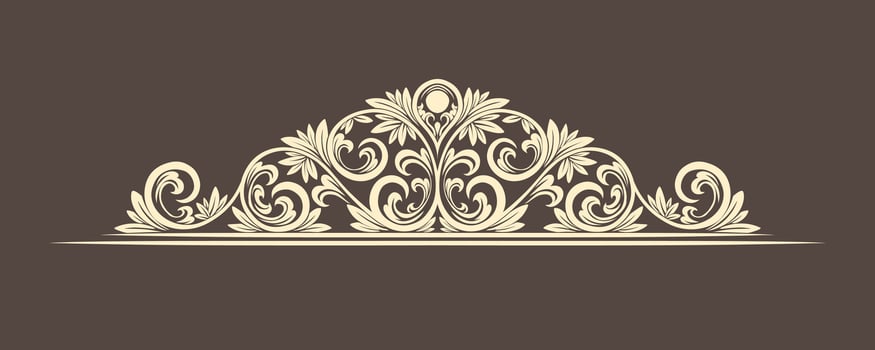 Frame floral ornament Border for wedding vector