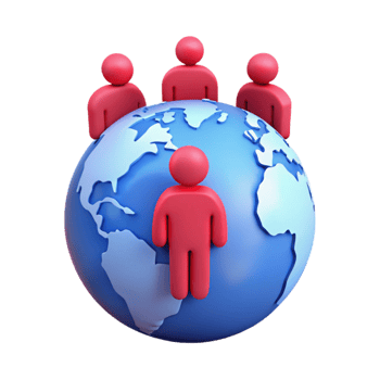 Global Connection People Around the World png