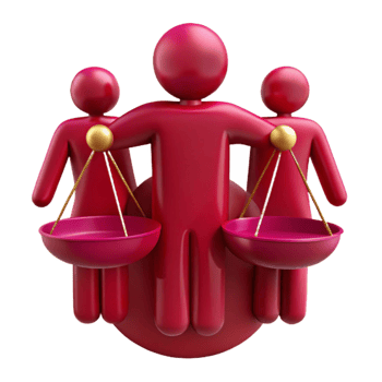 Justice, Equality, and Balance A Visual Representation png
