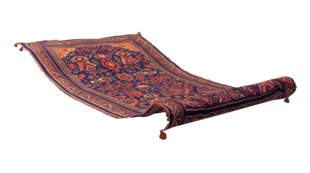 floated Magic carpet isolate on transparency background png