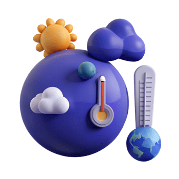 Global Warming Rising Temperatures and Climate Change png
