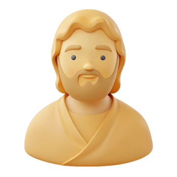 3D Rendered Illustration of a Man with a Beard png