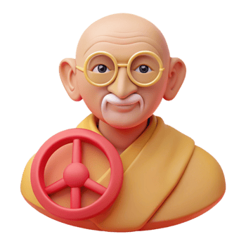3D Illustration of a Person with a Peace Sign png