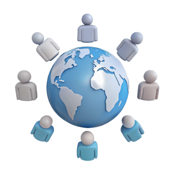 Global Collaboration People Connecting Around the World png