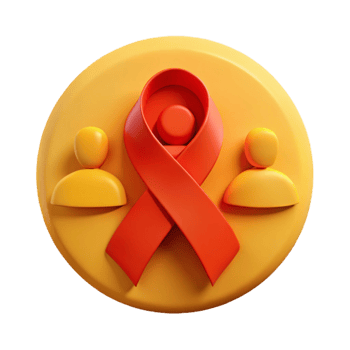 Red Ribbon Awareness Supporting and Caring for Others png