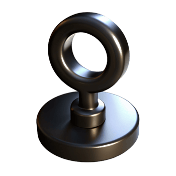 Black Metal Ring with Base png
