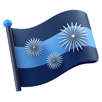 Blue Flag with White Flowers png
