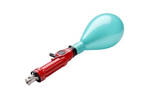 Action Balloon Pump on transparent background. png