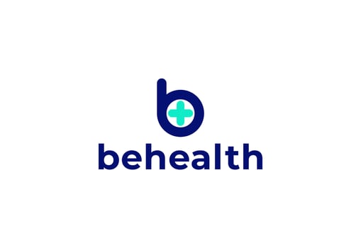 Logo letter B and symbol medical plus, Creative for hospital and healthcare. vector