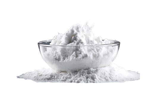 Camphor Powder on transparent background. png