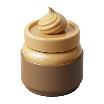 Creamy Jar of Delicious Spread png